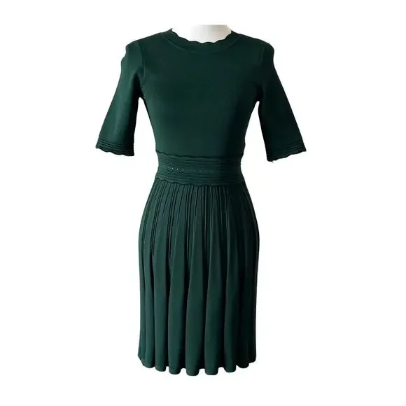 green emerald velvet dress Larkspur Baby main image 1